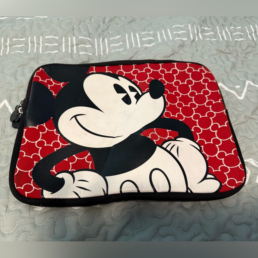 Disney Mickey Mouse Red and Black iPad Sleeve